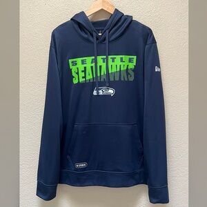New Era NFL Seattle Seahawks Logo Pullover Hoodie Men’s Size-XL